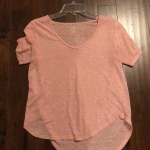 Sheer pink old navy relaxed t shirt